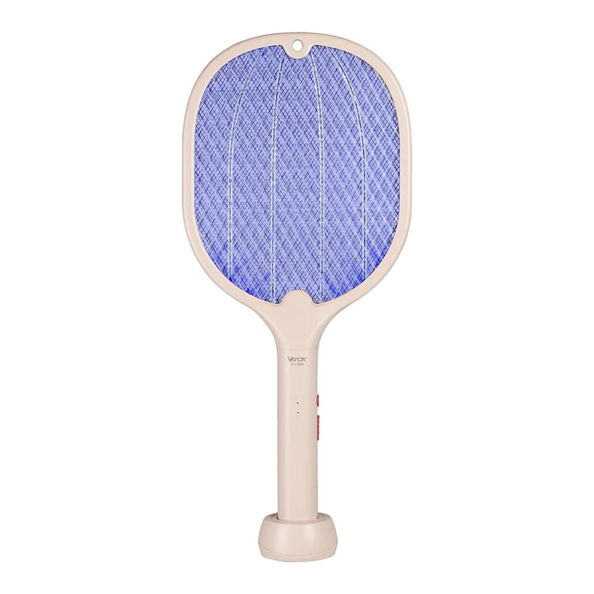 LED Elektrinis vabzdžių gaudyklė 2in1 500 mAh/5V smėlio spalvos
