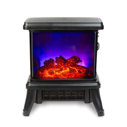 LED Elektrinis židinys su šildymu LED/1500W/230V