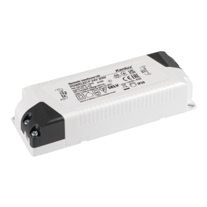 LED Elektroninis transformatorius 30W/24V