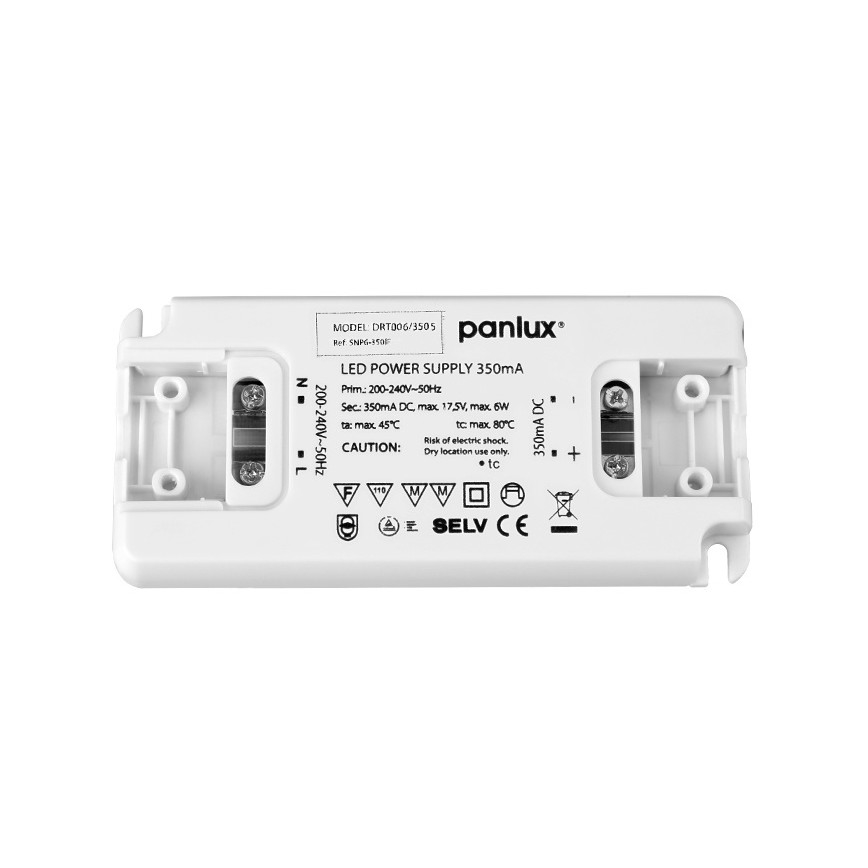LED Elektroninis transformatorius DRIVER 6W/350mA/230V