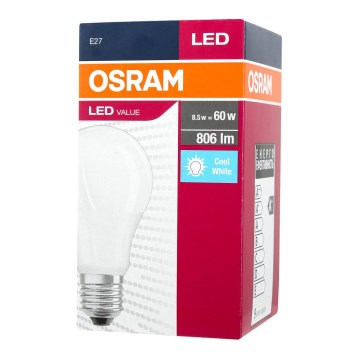 LED elektros lemputė A60 E27/9,5W/230V 4000K - Osram