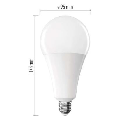LED elektros lemputė A95 E27/28W/230V 2700K
