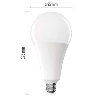 LED elektros lemputė A95 E27/28W/230V 4000K