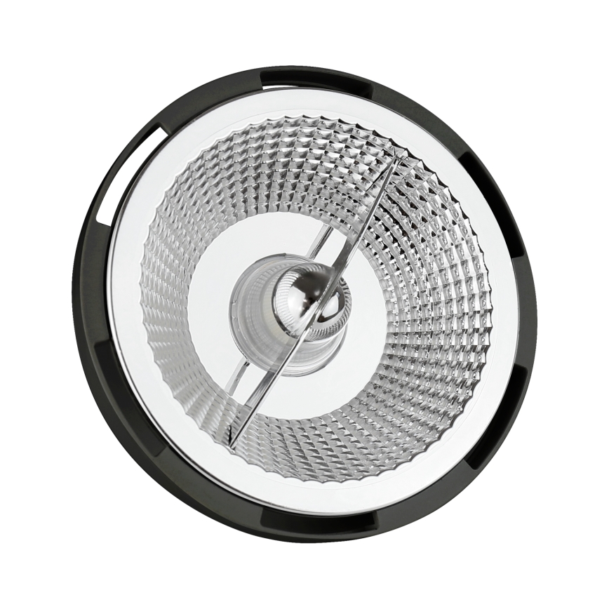 LED elektros lemputė AR111 GU10/12W/230V 4000K 15° juoda