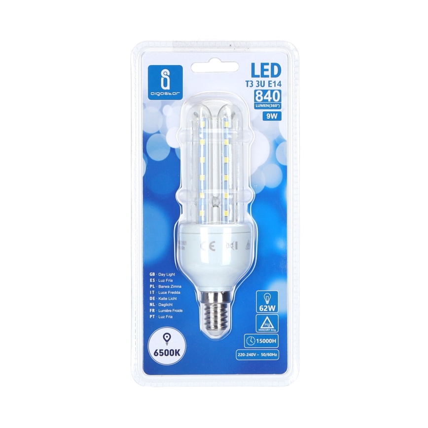 LED elektros lemputė B5 E14/9W/230V 6500K - Aigostar