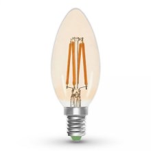LED elektros lemputė CLASIC AMBER C35 E14/5W/230V 2200K -  Brilagi