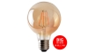 LED Elektros lemputė CLASIC AMBER G95 E27/8W/230V 2200K – Brilagi