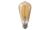 LED Elektros lemputė CLASIC AMBER ST64 E27/10W/230V 2200K – Brilagi