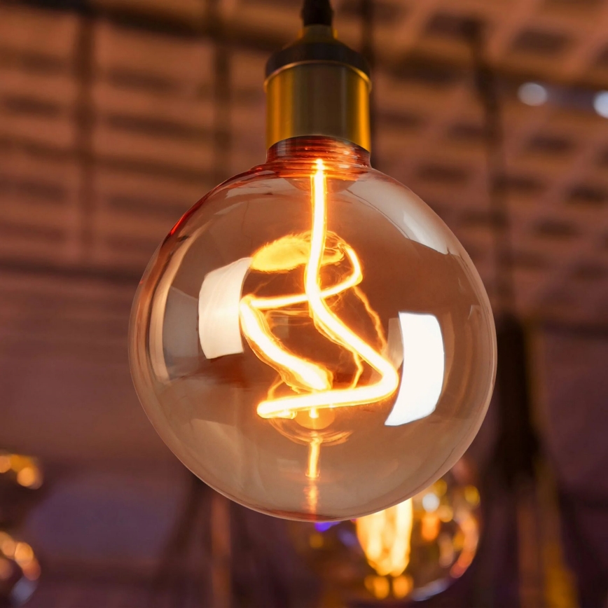 LED elektros lemputė DECO VINTAGE FILAMENT G125 E27/4W/230V 1800K