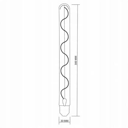 LED elektros lemputė DECO VINTAGE FILAMENT T30 E27/4,5W/230V 2200K