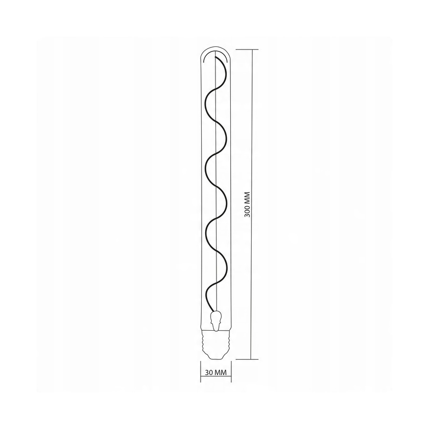 LED elektros lemputė DECO VINTAGE FILAMENT T30 E27/4,5W/230V 2200K