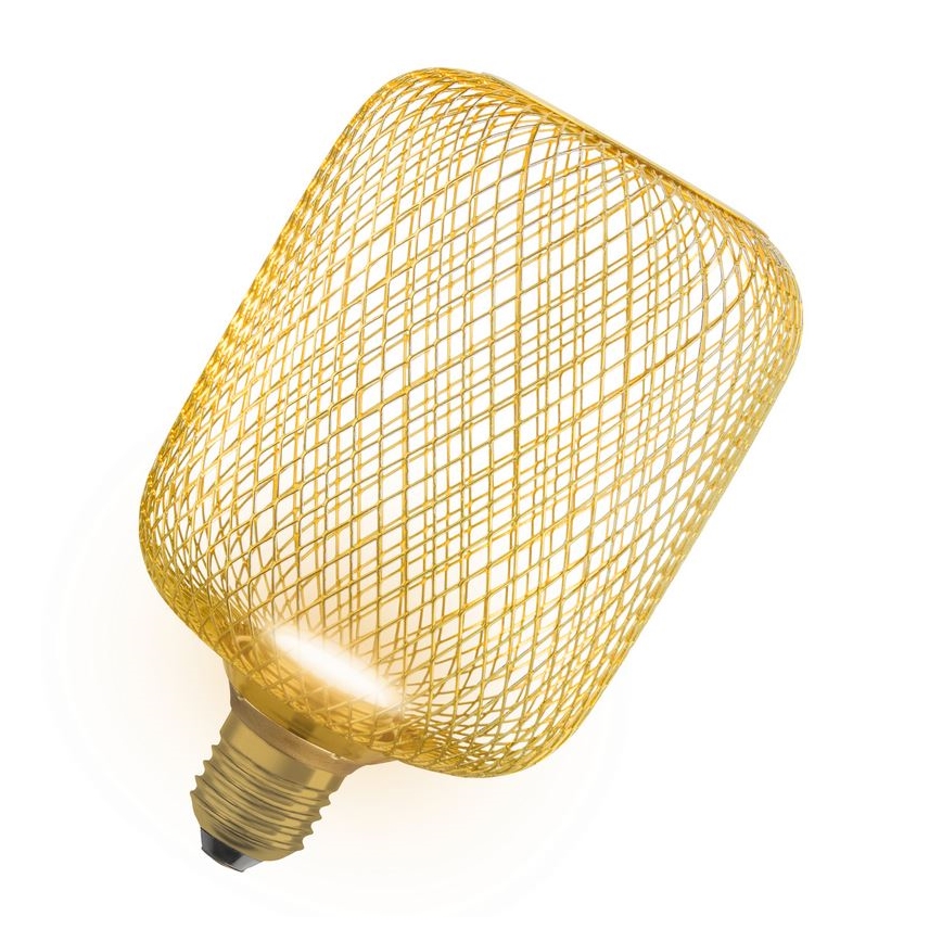 LED elektros lemputė DECOR FLAT E27/3,5W/230V 2700K auksas - Osram