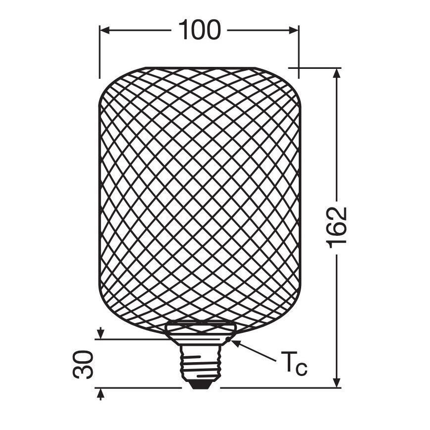 LED elektros lemputė DECOR FLAT E27/3,5W/230V 2700K auksas - Osram