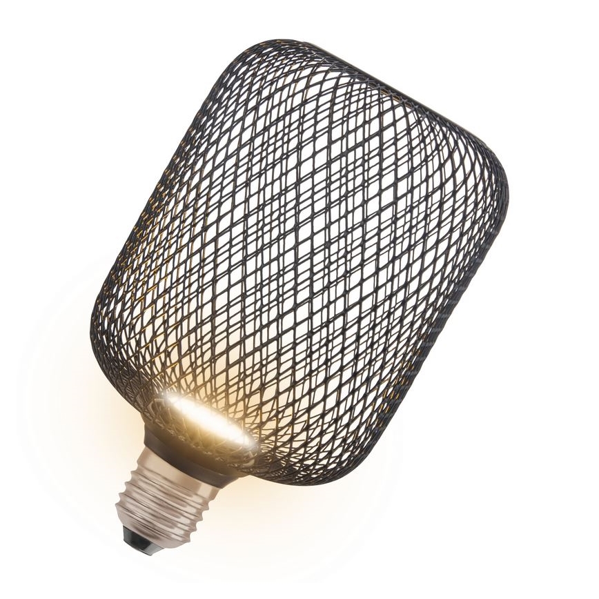 LED elektros lemputė DECOR FLAT E27/3,5W/230V 2700K juoda - Osram