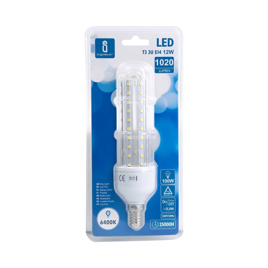 LED elektros lemputė E14/12W/230V 6500K - Aigostar