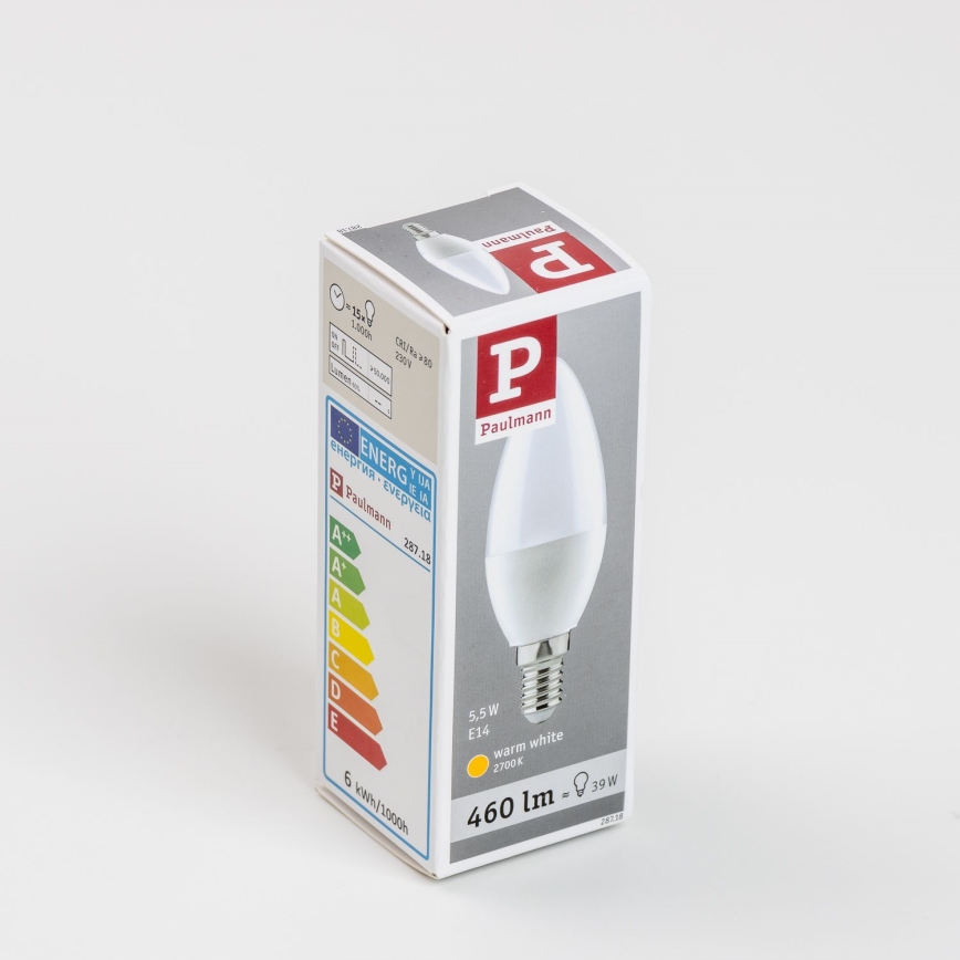 LED elektros lemputė E14/5,5W/230V 2700K - Paulmann 28718
