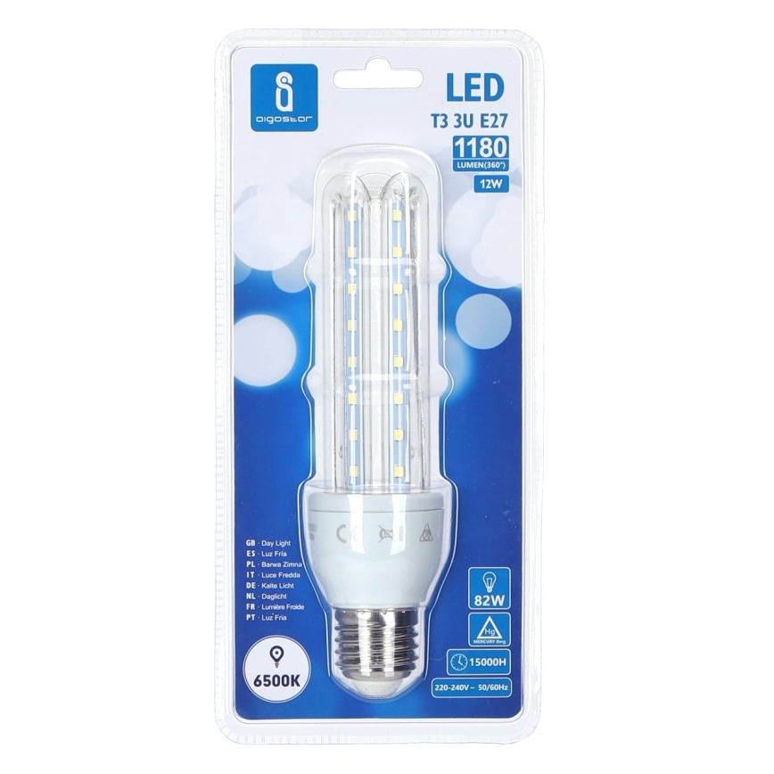 LED elektros lemputė E27/12W/230V 6500K - Aigostar