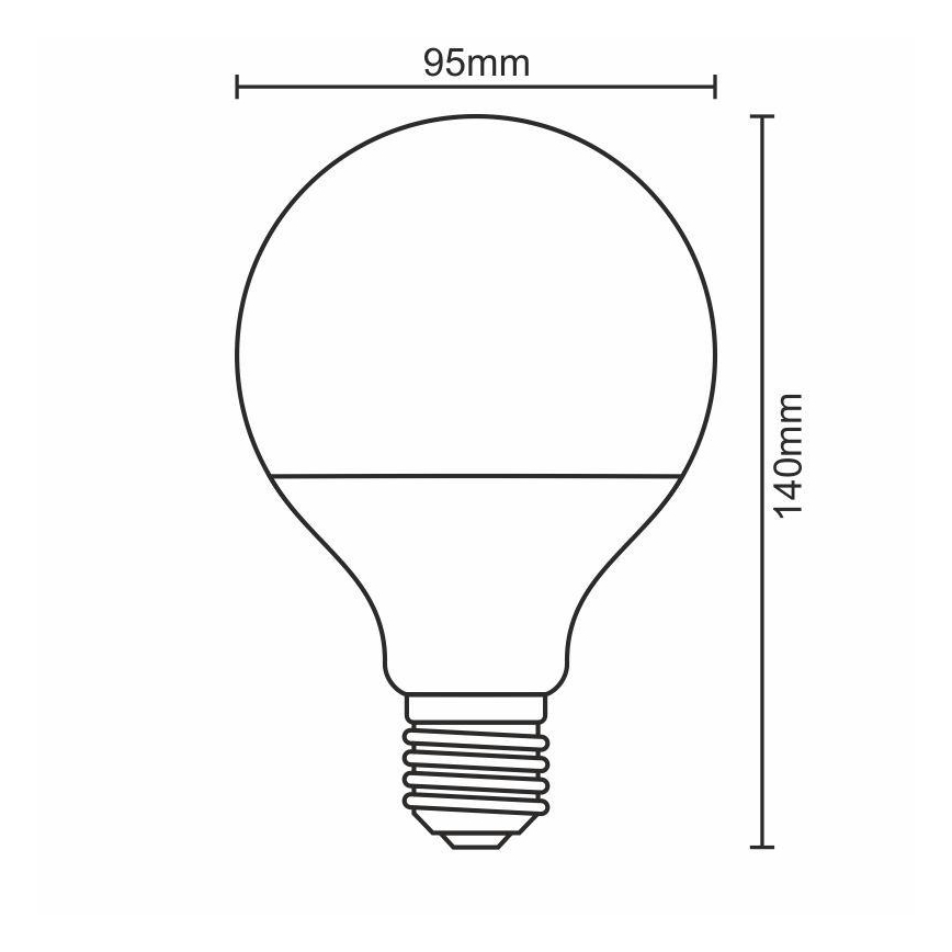 LED elektros lemputė E27/18W/165-265V 4000K