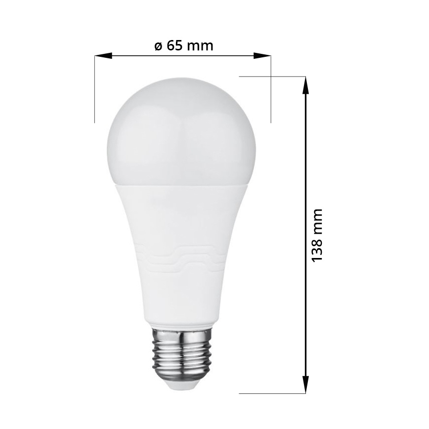 LED elektros lemputė E27/18W/230V 6000K 2000 lm