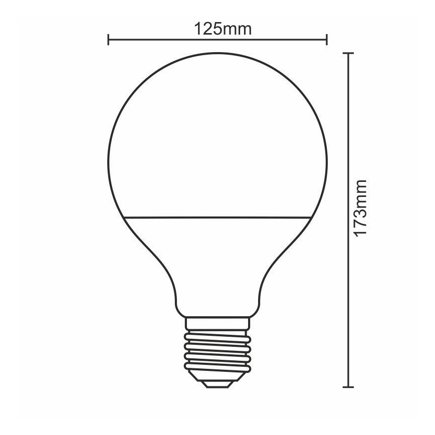 LED elektros lemputė E27/20W/165-265V 4000K