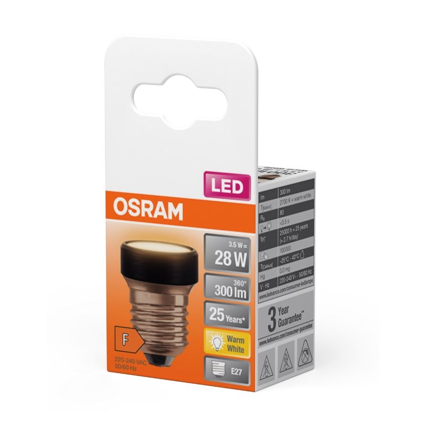 LED elektros lemputė E27/3,5W/230V 2700K - Osram