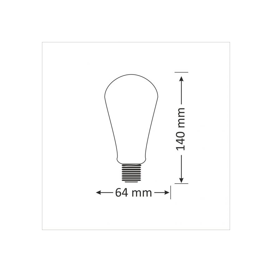 LED elektros lemputė E27/4W/230V