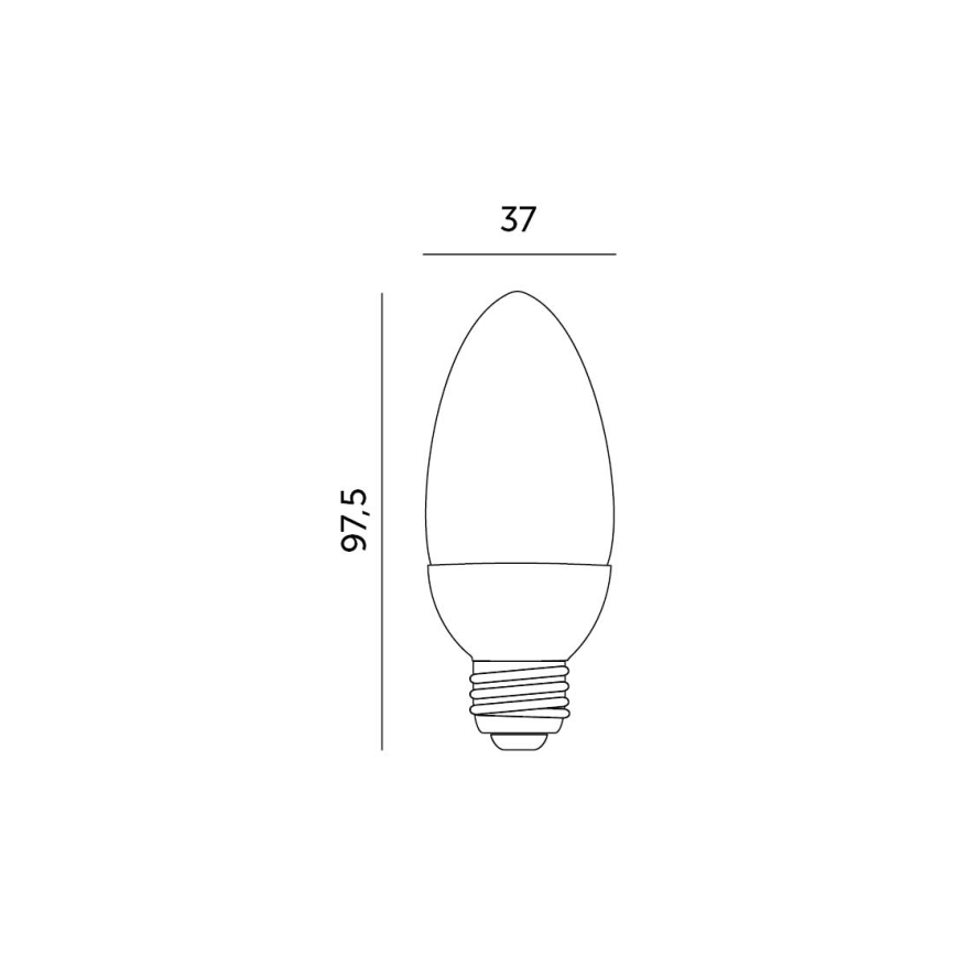 LED elektros lemputė E27/7W/230V 3000K