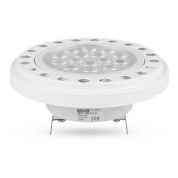 LED elektros lemputė ECOLINE AR111 G53/12W/12V 3000K 30° balta - Brilagi