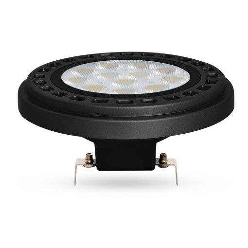 LED elektros lemputė ECOLINE AR111 G53/12W/12V 4000K 30° juoda - Brilagi