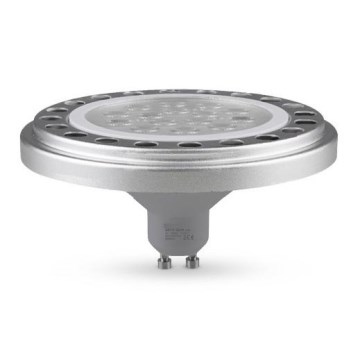 LED elektros lemputė ECOLINE AR111 GU10/15W/230V 4000K 30° sidabras - Brilagi
