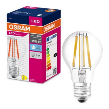 LED elektros lemputė FILAMENT A100 E27/11W/230V 4000K - Osram