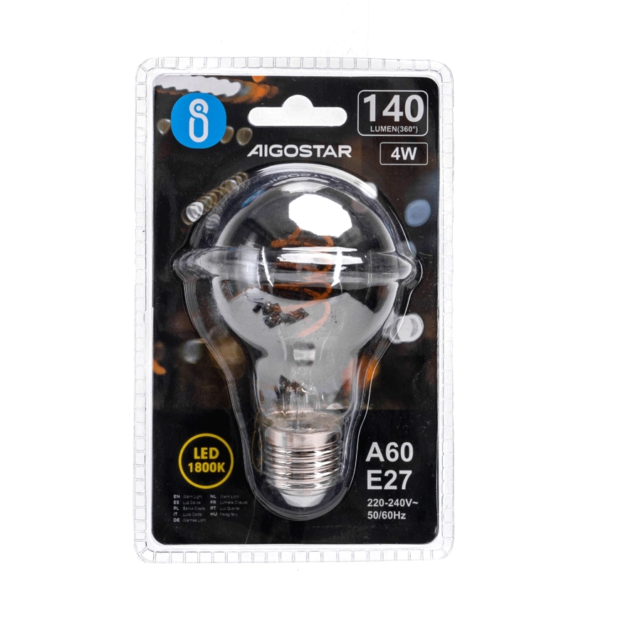 LED elektros lemputė FILAMENT A60 E27/4W/230V 1800K - Aigostar