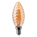 LED elektros lemputė FILAMENT AMBER E14/4W/230V 2200K