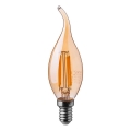 LED elektros lemputė FILAMENT AMBER E14/4W/230V 2200K