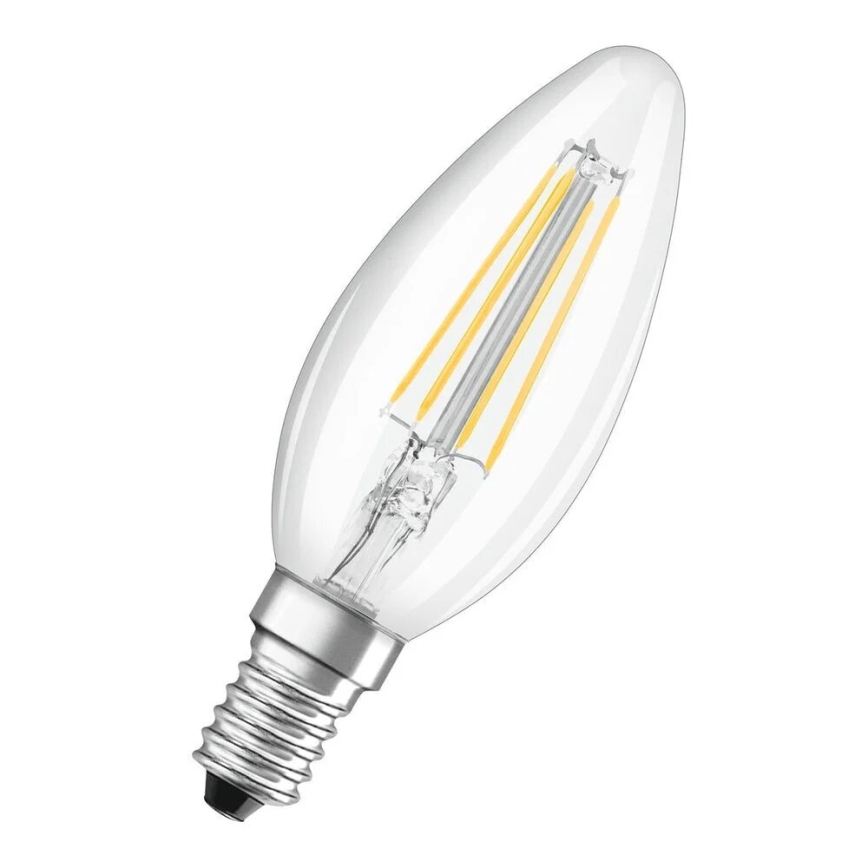 LED elektros lemputė FILAMENT B40 E14/4W/230V 2700K - Osram