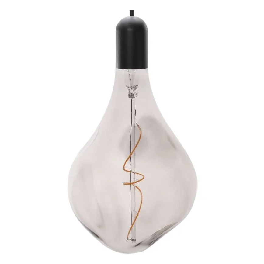 LED elektros lemputė FILAMENT BUMPED SMOKE ET160 E27/4W/230V 2000K