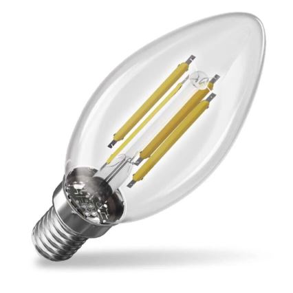 LED elektros lemputė FILAMENT E14/3,8W/230V 4000K