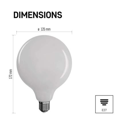 LED elektros lemputė FILAMENT E27/18W/230V 2700K