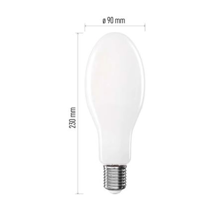 LED elektros lemputė FILAMENT ED90 E40/36W/230V 4000K 6000 lm