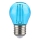 LED elektros lemputė FILAMENT G45 E27/2W/230V mėlyna