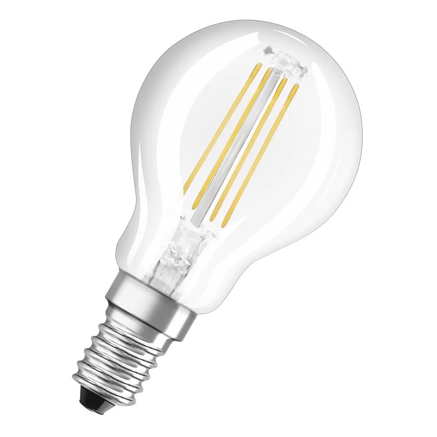 LED elektros lemputė FILAMENT P40 E14/4W/230V 4000K - Osram