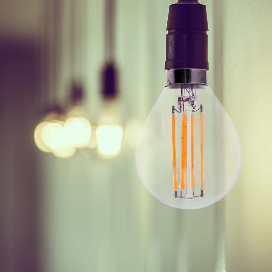 LED elektros lemputė FILAMENT P45 E14/6W/230V 6500K