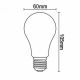LED elektros lemputė FILAMENT SHAPE A60 E27/4W/230V 1800K dūminis