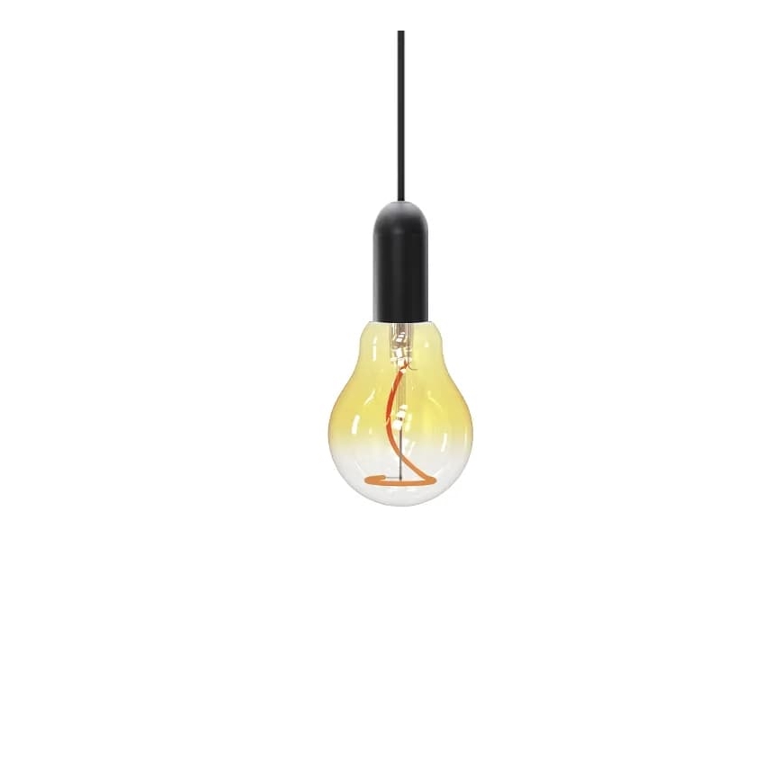 LED elektros lemputė FILAMENT SHAPE A60 E27/4W/230V 1800K geltona