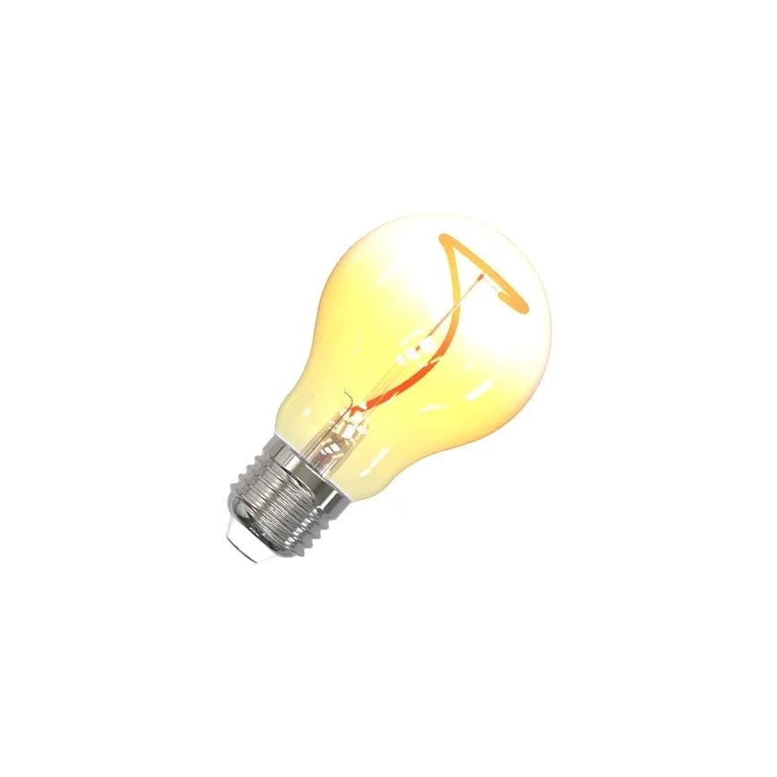 LED elektros lemputė FILAMENT SHAPE A60 E27/4W/230V 1800K geltona