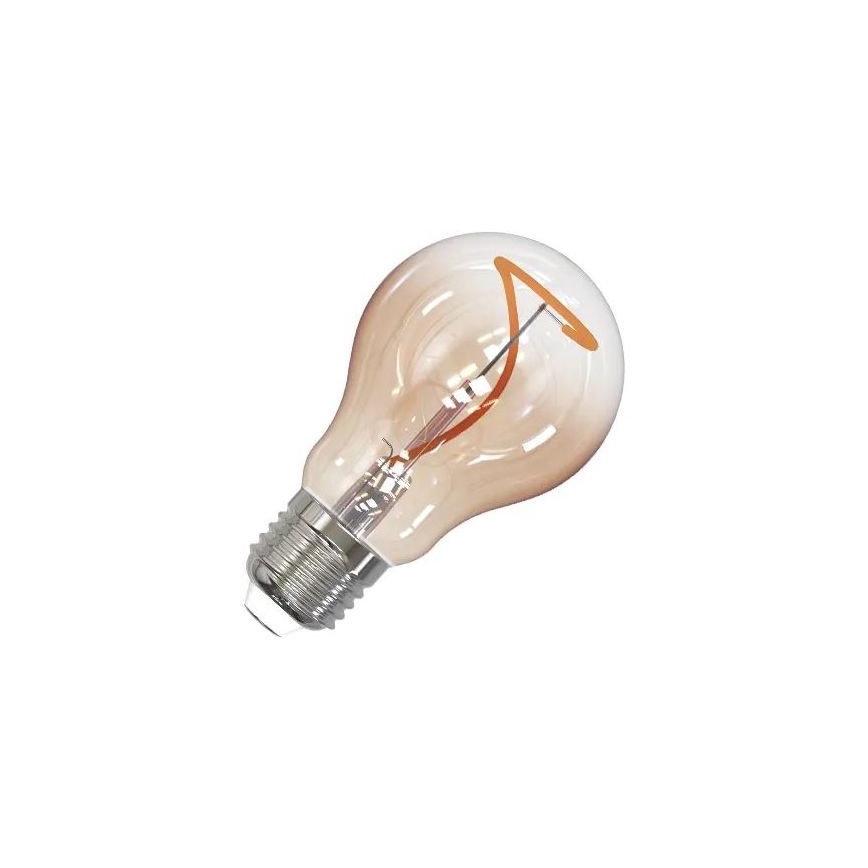 LED elektros lemputė FILAMENT SHAPE A60 E27/4W/230V 1800K ruda