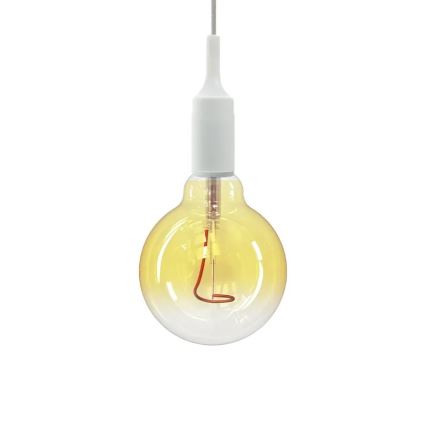 LED elektros lemputė FILAMENT SHAPE G95 E27/4W/230V 1800K geltona