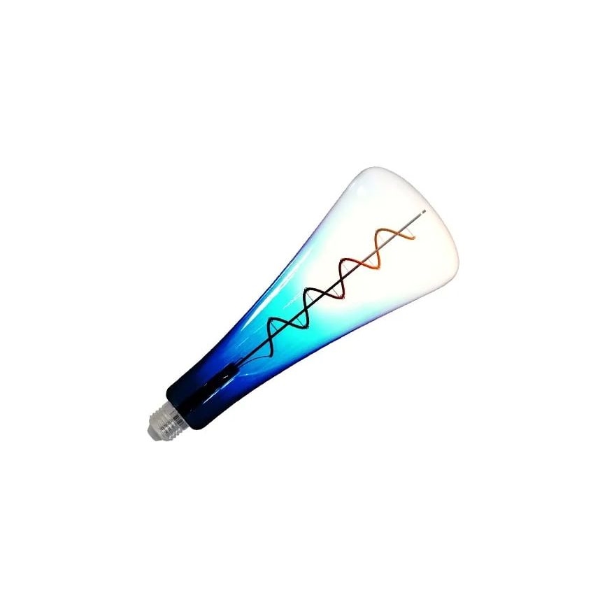 LED elektros lemputė FILAMENT SHAPE T110 E27/5W/230V 1800K mėlyna