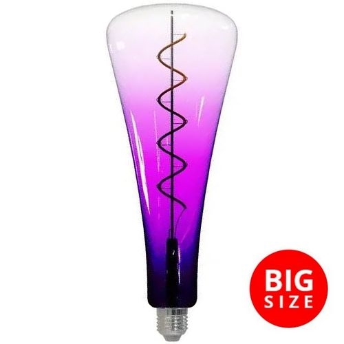LED elektros lemputė FILAMENT SHAPE T110 E27/5W/230V 1800K violetinė