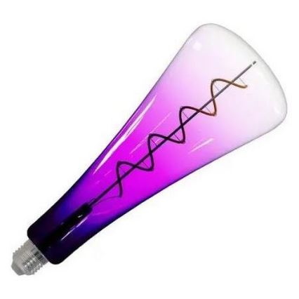 LED elektros lemputė FILAMENT SHAPE T110 E27/5W/230V 1800K violetinė